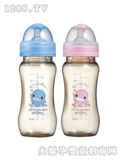 酷咕鴨PES防脹氣寬口葫蘆奶瓶