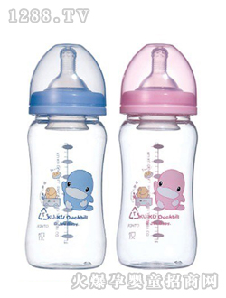 酷咕鴨防脹氣寬口葫蘆奶瓶