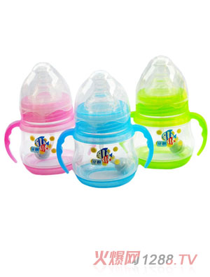 親恩4安寬口徑雙柄易握全自動PP奶瓶