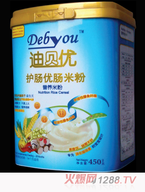 迪貝優(yōu)護(hù)腸優(yōu)腸配方米粉罐裝