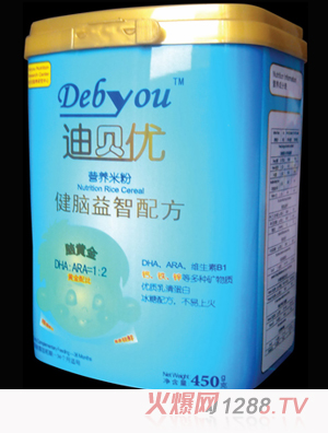 迪貝優(yōu)健腦益智米粉罐裝