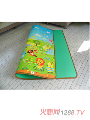 美龍動(dòng)物游樂園兒童單面坐墊