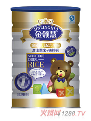 金領慧淮山薏米+鐵鋅鈣米粉1段