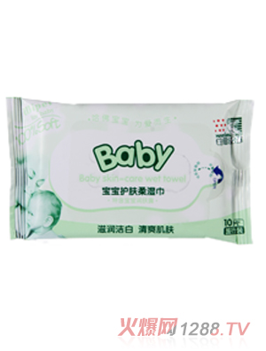 哈佛寶寶愛幼寶·寶寶護(hù)膚柔濕巾