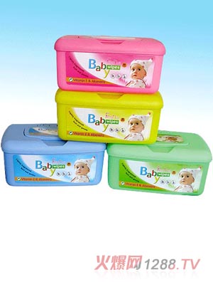嬰兒濕巾80片盒裝