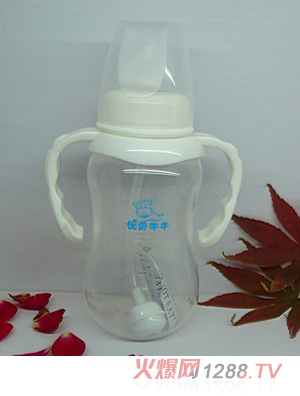 優(yōu)貝牛牛升級版標口PP奶瓶180ml