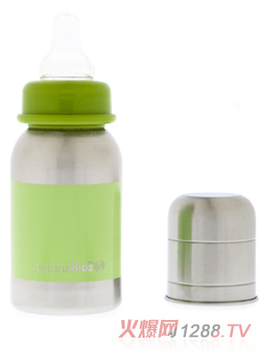 歐可滋不銹鋼標口奶瓶綠4oz