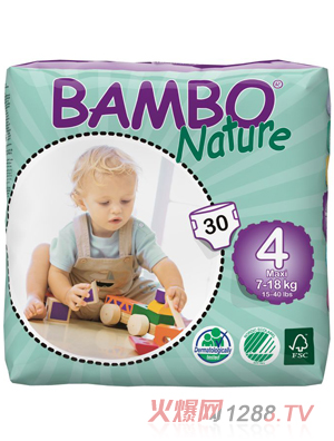 BAMBO Natureyinge紙尿褲M碼30片