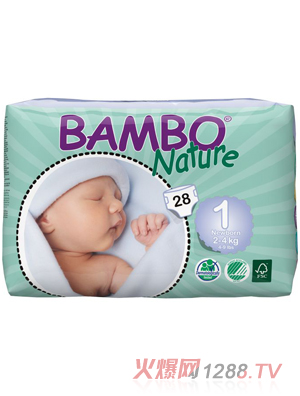 BAMBO Natureyinge紙尿褲NB碼28片