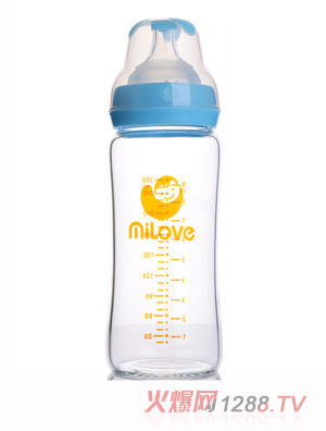 米愛(ài)260ML高硼硅玻璃奶瓶