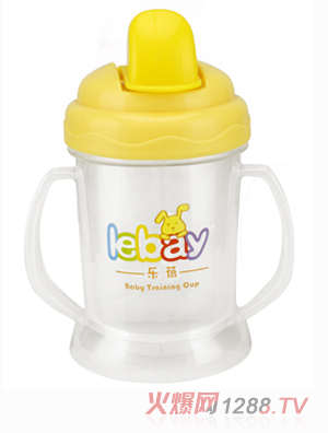 樂(lè)蓓嬰幼兒學(xué)飲杯6911黃色