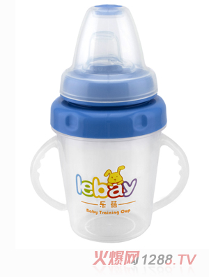 樂蓓嬰幼兒學飲杯6902藍色