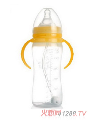 貝貝寬口徑PP300ml奶瓶