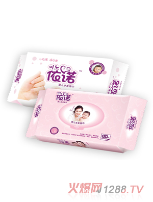 依諾嬰兒凈柔濕巾80片