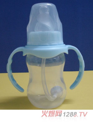 yinge標(biāo)口雙柄PP奶瓶