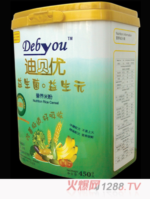 迪貝優(yōu)益生菌益生元米粉