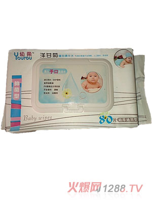 幼柔洋甘菊嬰幼兒手口濕巾80抽