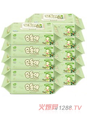 順順兒嬰兒濕巾頂級(jí)蓋裝70片X10包