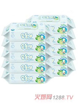 順順兒嬰兒濕巾高級(jí)蓋裝70片X10包