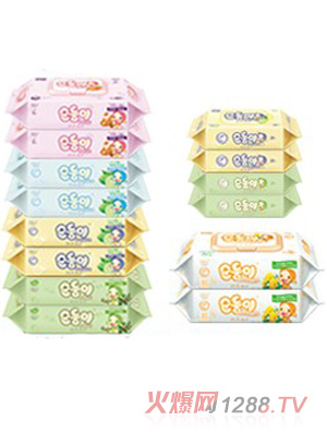 順順兒嬰兒濕巾各系列兩包