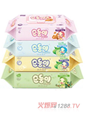 順順兒嬰兒濕巾如圖4系列蓋裝