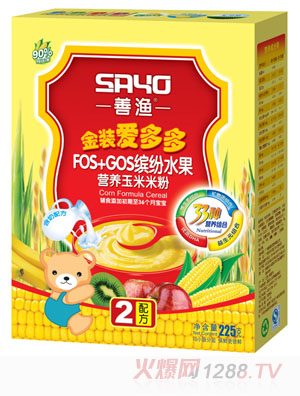 善漁金裝愛(ài)多多繽紛水果營(yíng)養(yǎng)玉米米粉