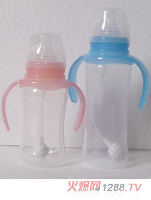 藍天寶貝標口螺旋錐型PP奶瓶