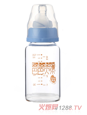 巴巴貝爾標(biāo)口直身玻璃奶瓶120ML