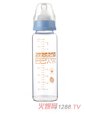 巴巴貝爾標(biāo)口直身玻璃奶瓶240ML