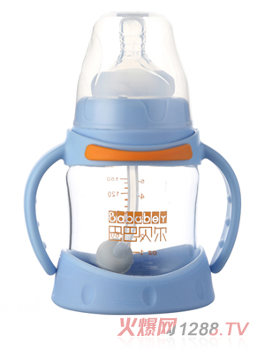 巴巴貝爾魔術(shù)防摔玻璃寬口奶瓶150ML