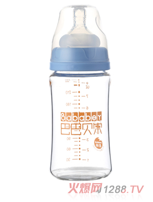 巴巴貝爾寬口徑玻璃奶瓶240ML