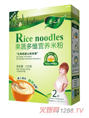 愛之藍(lán)果蔬多維營養(yǎng)米粉盒裝