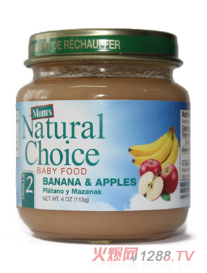 珂禾美食香蕉&蘋(píng)果果泥