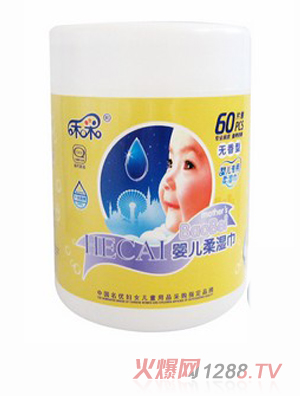 禾采60抽筒媽咪寶貝濕巾 無(wú)香型