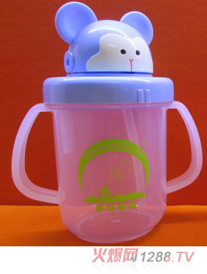 苗哺專(zhuān)家雙耳嬰兒訓(xùn)練水杯