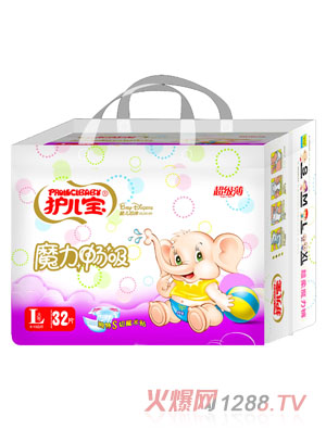 護兒寶魔力暢吸yinge芯體紙尿褲L碼32片
