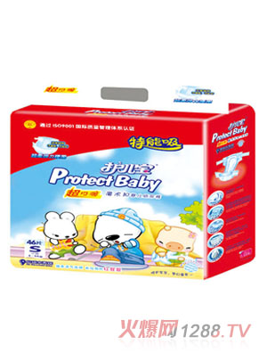 護兒寶超級薄yinge紙尿褲S碼46片