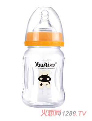 幼愛(ài)PP寬口優(yōu)品奶瓶180ml
