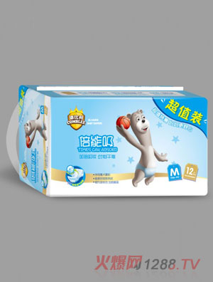 康比利倍能吸yinge紙尿褲M碼12片