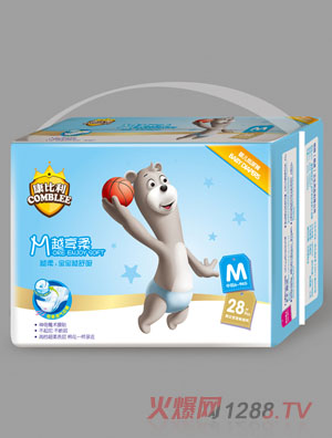 康比利M越享柔yinge紙尿褲M(mǎn)碼28片