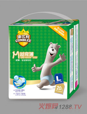 康比利M越享薄yinge紙尿褲L碼20片