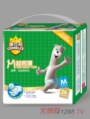 康比利M越享薄yinge紙尿褲M(mǎn)碼24片