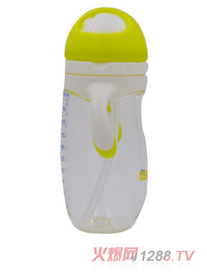 喂嗨皮300ml旋轉(zhuǎn)蘑菇頭PA學(xué)飲杯綠色