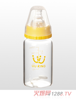 UU·KING玻璃標口徑奶瓶120ml