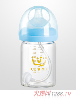 UU·KING玻璃寬口徑奶瓶180ml