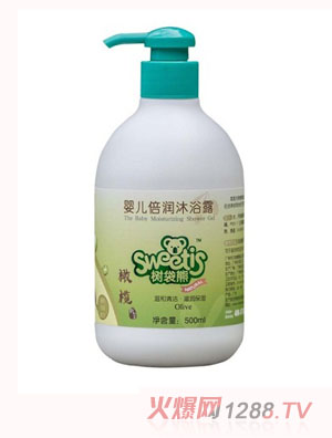 樹袋熊橄欖嬰兒倍潤(rùn)沐浴露500ml