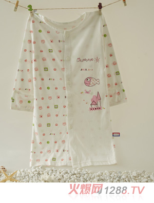 金色小魚麻塞爾纖維單面小魚護(hù)手長(zhǎng)袍