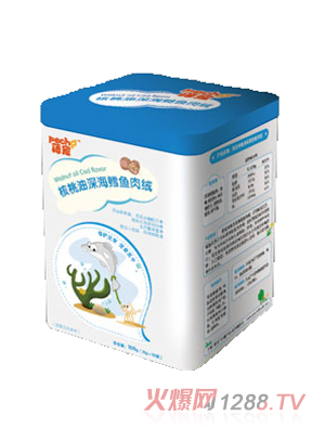 蓓寵核桃油深海鱈魚肉絨