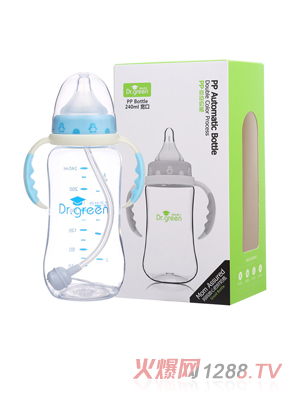 ���ֲ�ʿ����PP�Ԅ���ƿ240ML�{(l��n)ɫ