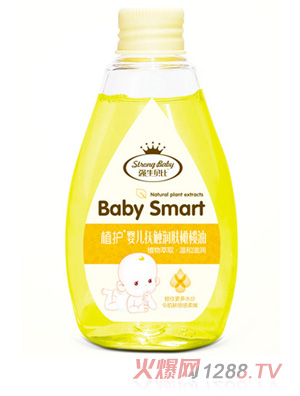 強(qiáng)牛貝比嬰兒撫觸潤膚橄欖油